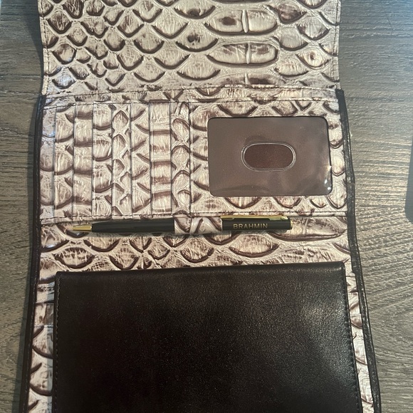 Brahmin Pearl Dragon Priscilla Satchel & Wallet - Picture 7 of 8